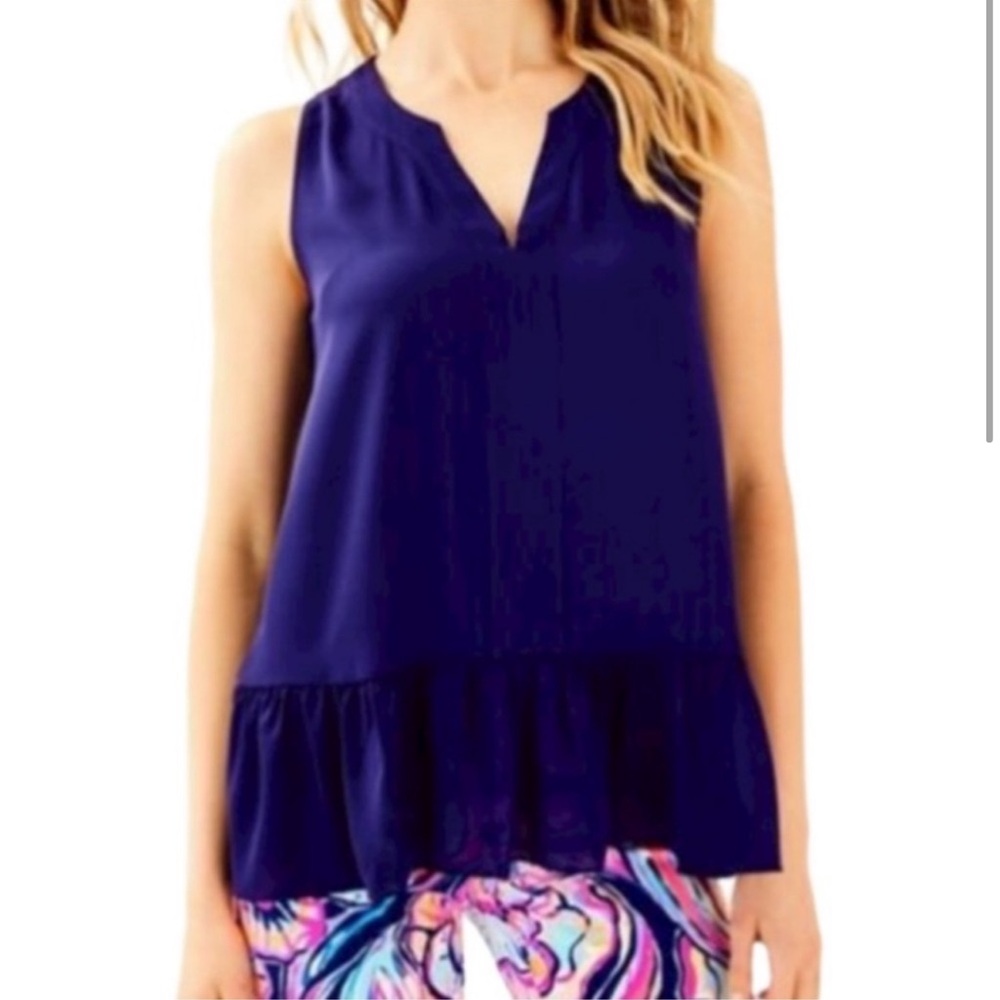 Lilly Pulitzer Gramercy Top - Navy